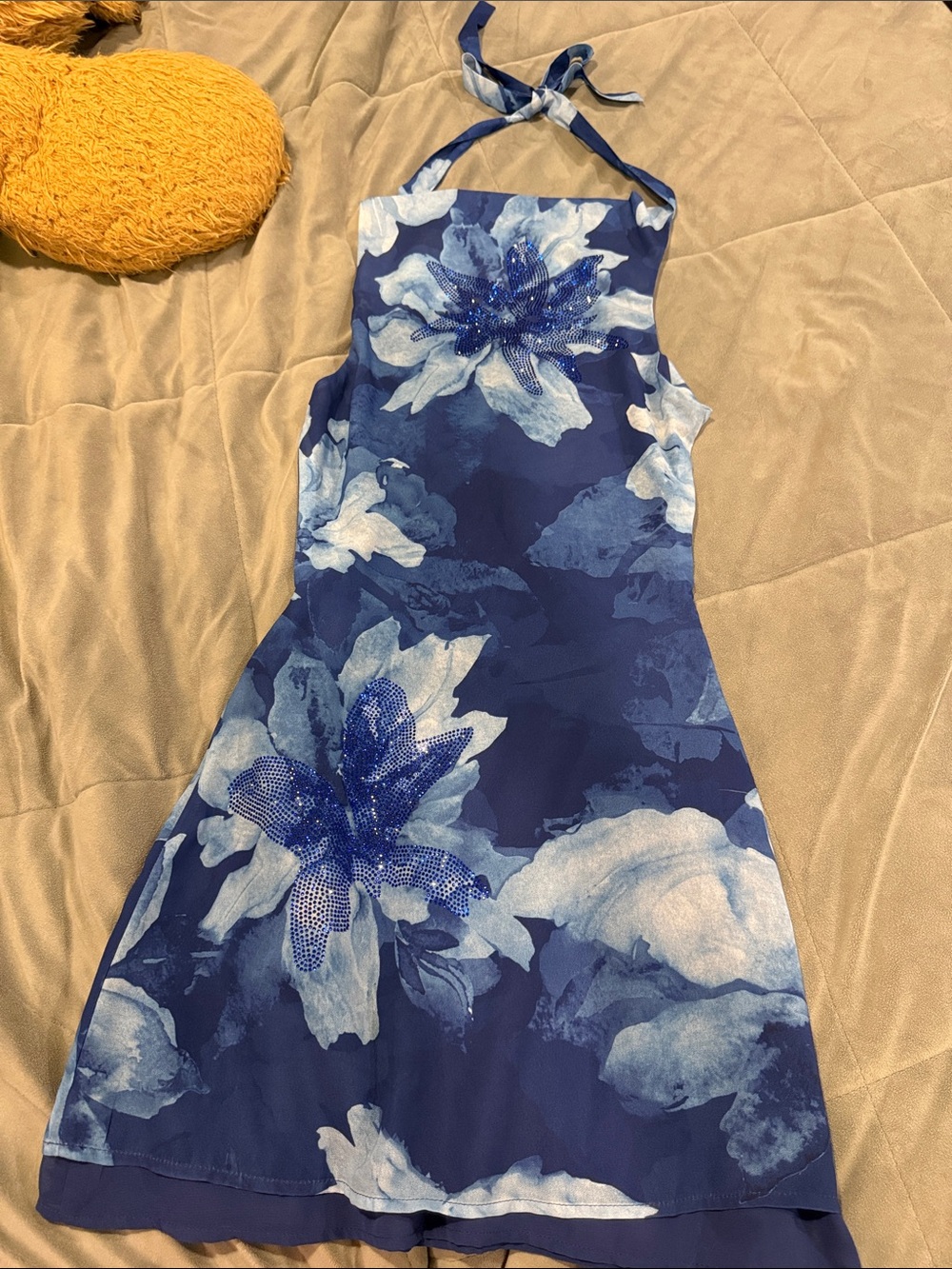 Dallas Halter Mini Dress
